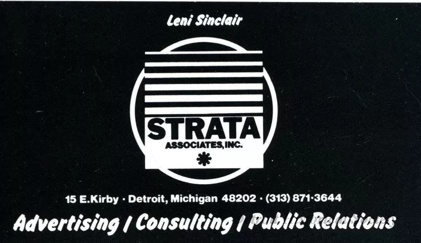Card, Business - Leni Sinclair
Strata Associates, Inc.