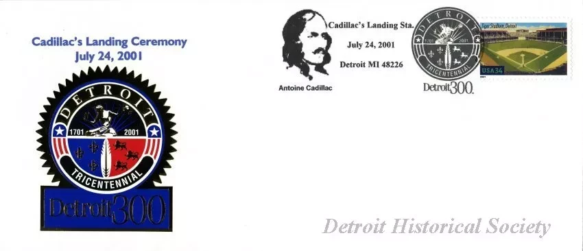 Commemorative - Cadillac's Landing Ceremony
July 24, 2001