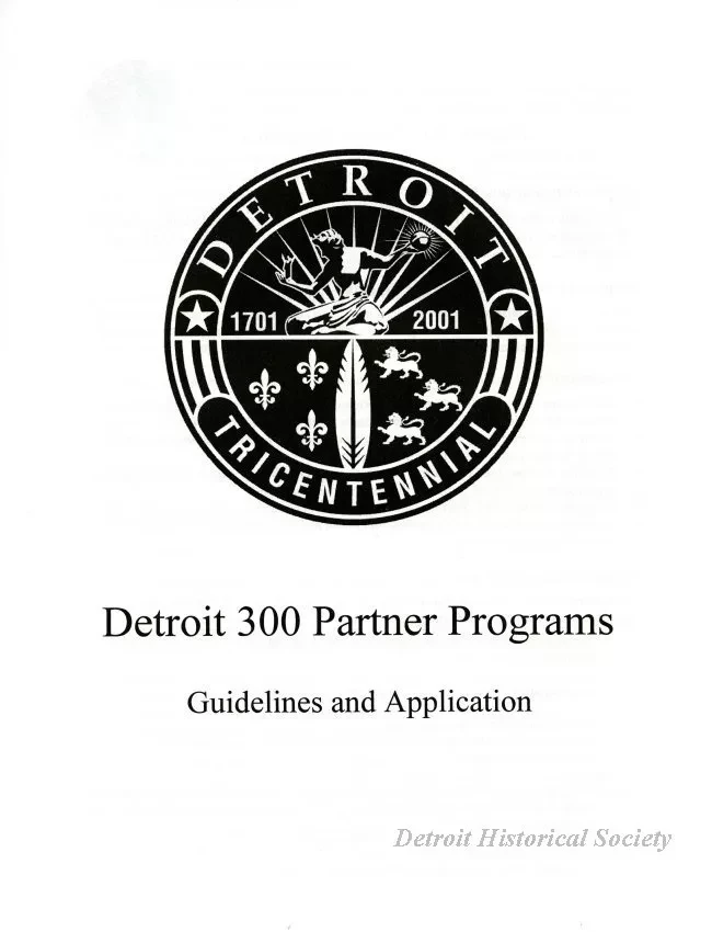 Brochure - Detroit 300
Get In On The Celebration