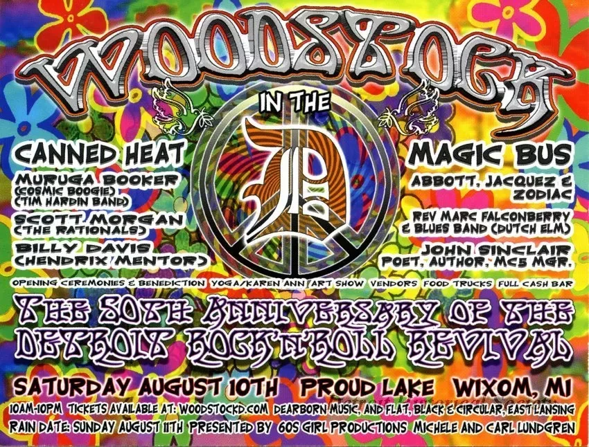 Card, Advertising - Woodstock in the D