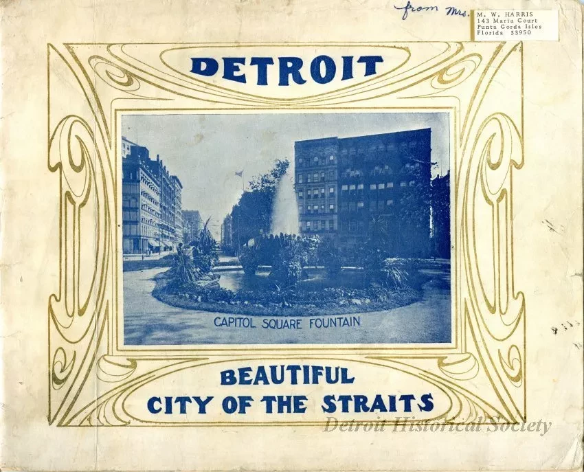 Booklet - Detroit - Beautiful City of the Straits