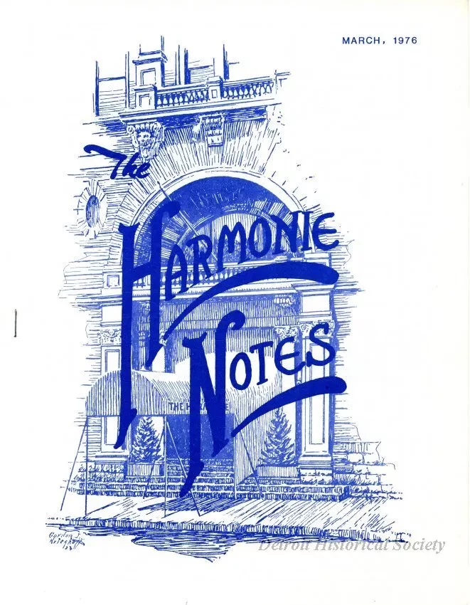 Newsletter - The Harmonie Notes