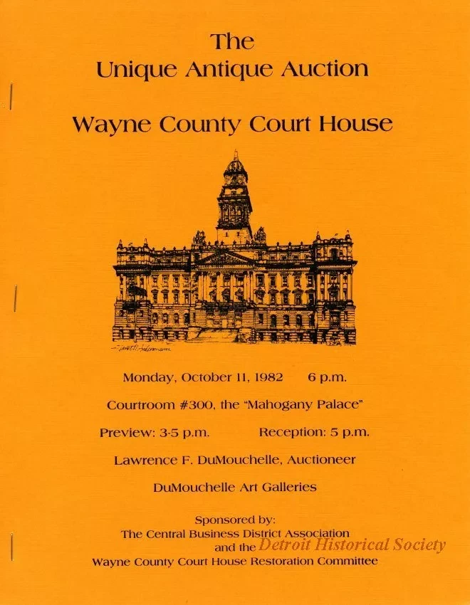 Program - The Unique Antique Auction
Wayne County Court House