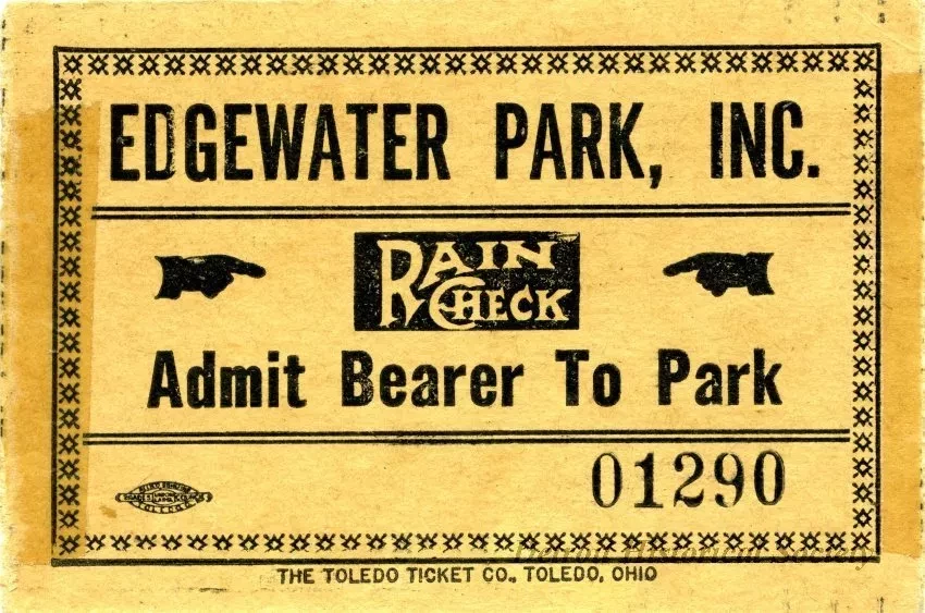 Ticket, Admission - Edgewater Park, Inc.
