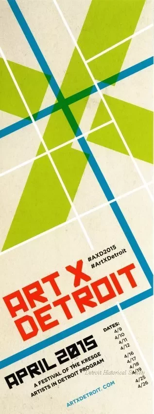 Card, Advertising - Art X Detroit