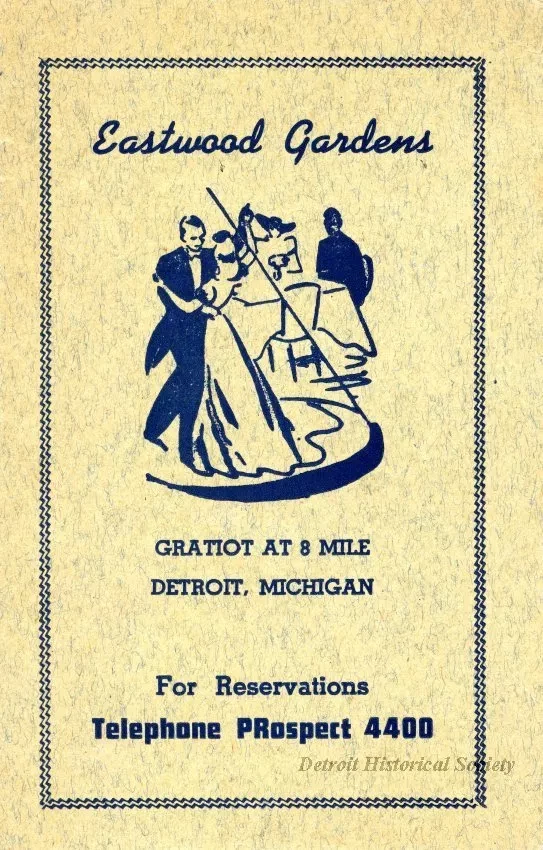 Card, Advertising - Eastwood Gardens