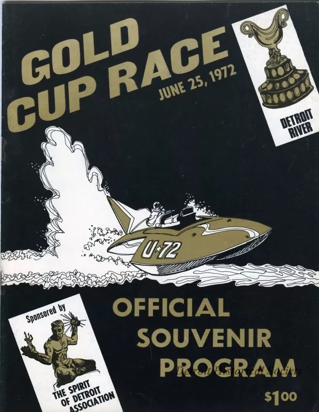 Program - Official Program, Gold Cup Race, June 25, 1972