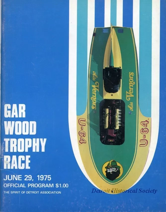 Program - Official Program, Gar Wood Trophy Race, June 29, 1975