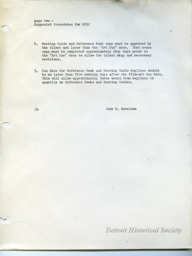 Correspondence