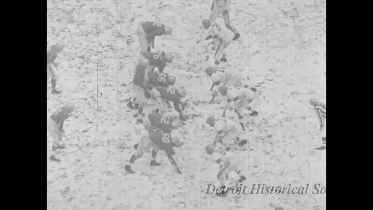 Film, Motion Picture - The Detroit Lions 1954 Football Highlights