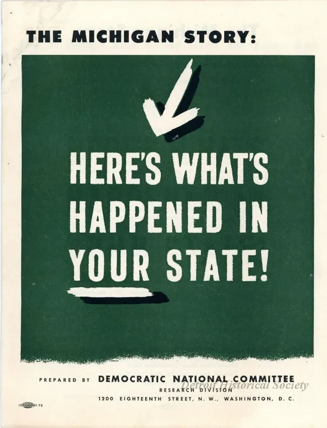 Newsletter - The Michigan Story:
Here's What's Happened in YOUR State!