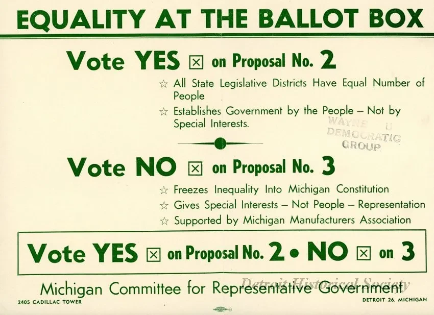 Flier, Political - Equality at the Ballot Box