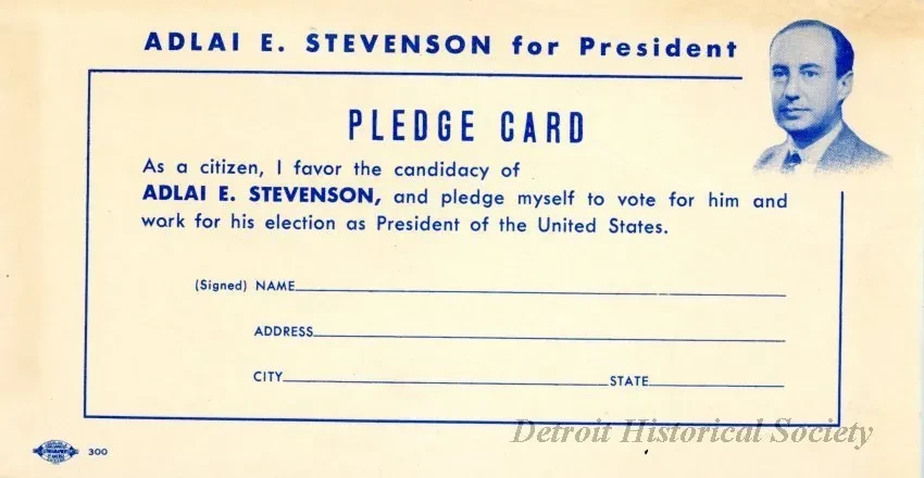 Card, Pledge