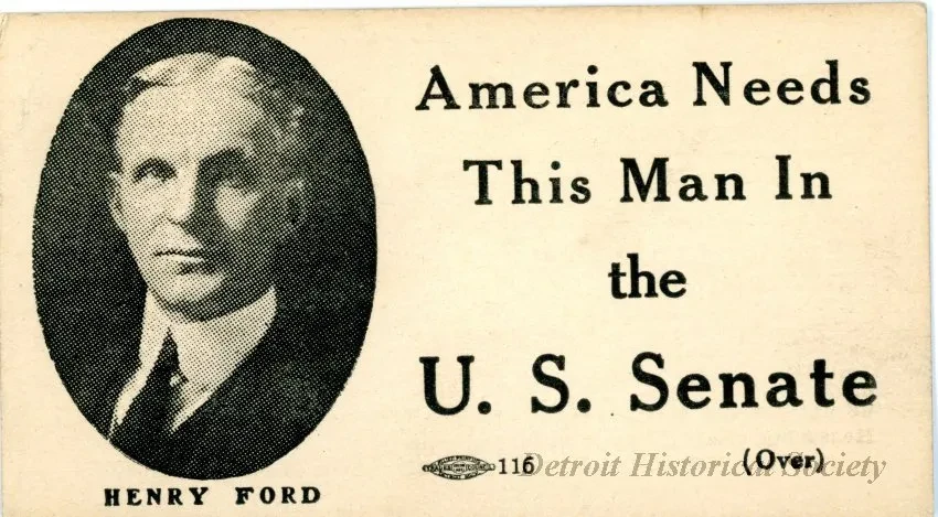 Card, Political - America Needs
This Man In 
the U.S. Senate