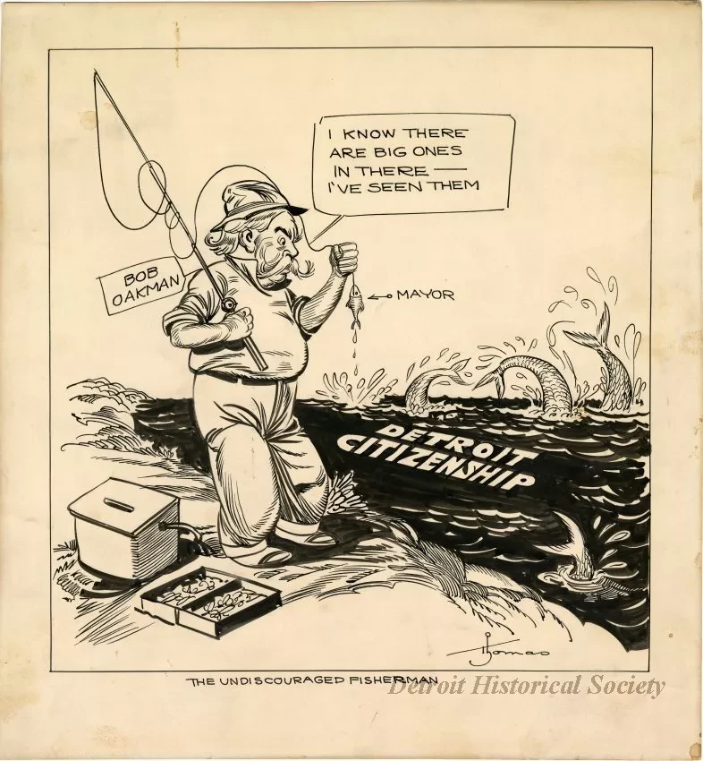 Cartoon - The Undiscovered Fisherman