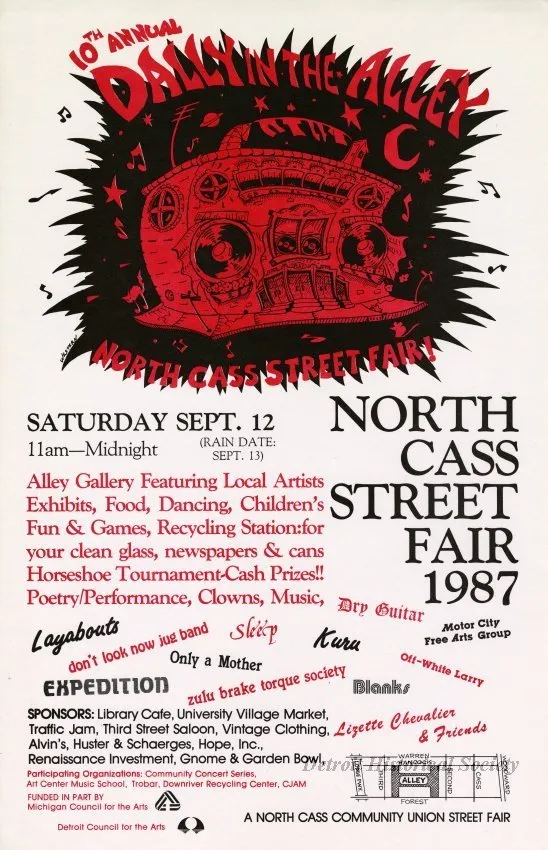 Poster - 10th Annual Dally in the Alley
North Cass Street Fair