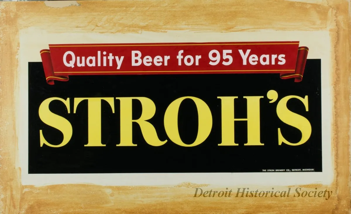 Sign, Advertising - Quality Beer for 95 Years