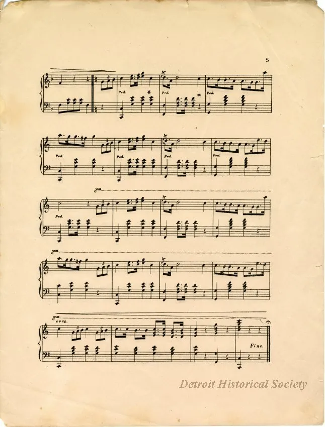 Music, Sheet - C.J. Whiney & Co.'s Grand Opening March