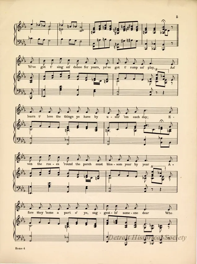 Music, Sheet - Home