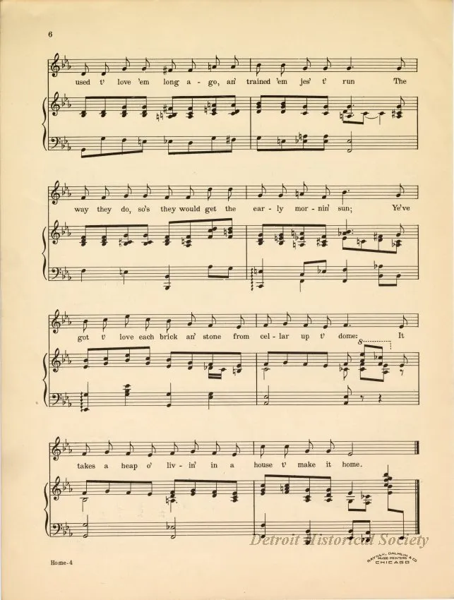 Music, Sheet - Home