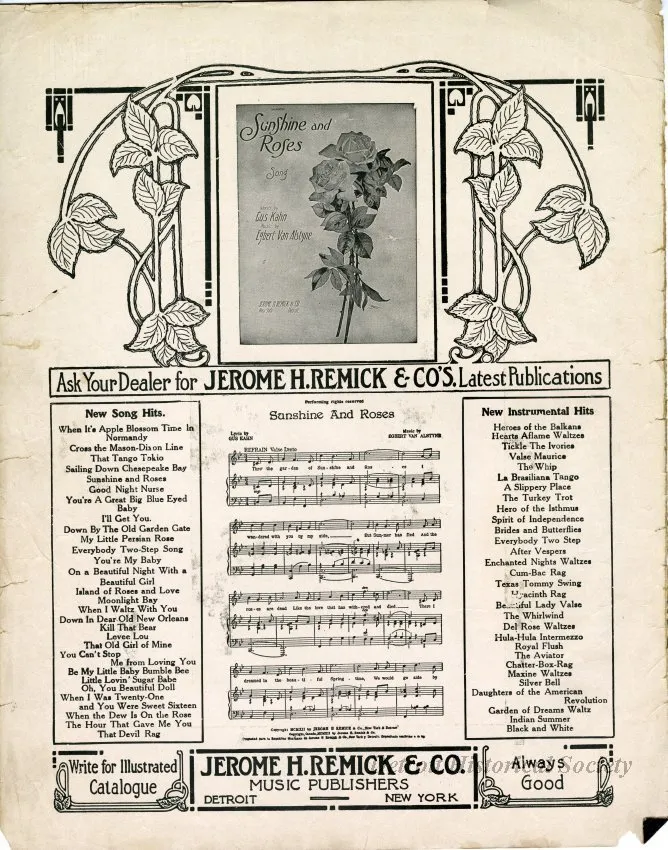 Music, Sheet - When It's Apple Blossom Time in Normandie