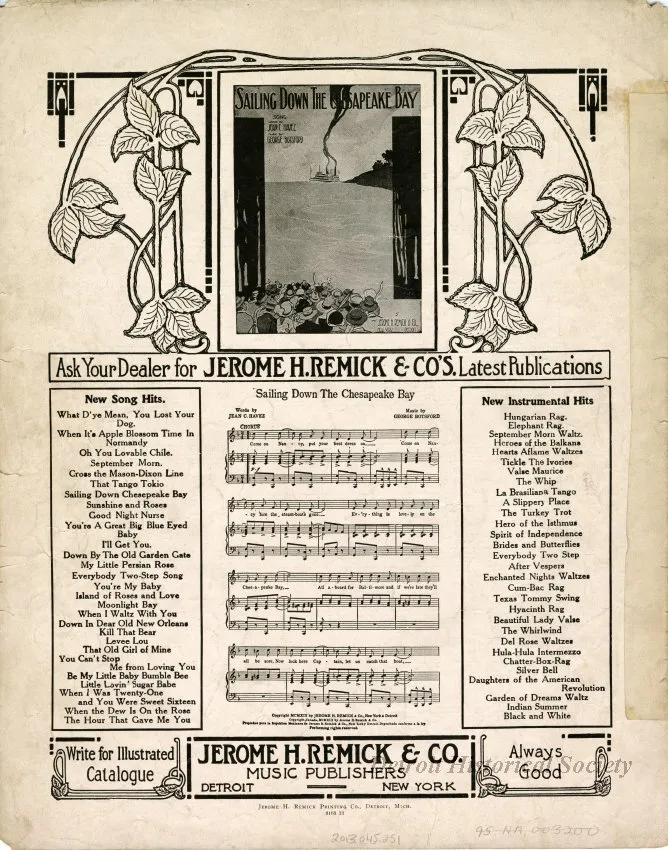 Music, Sheet - When It's Apple Blossom Time in Normandie