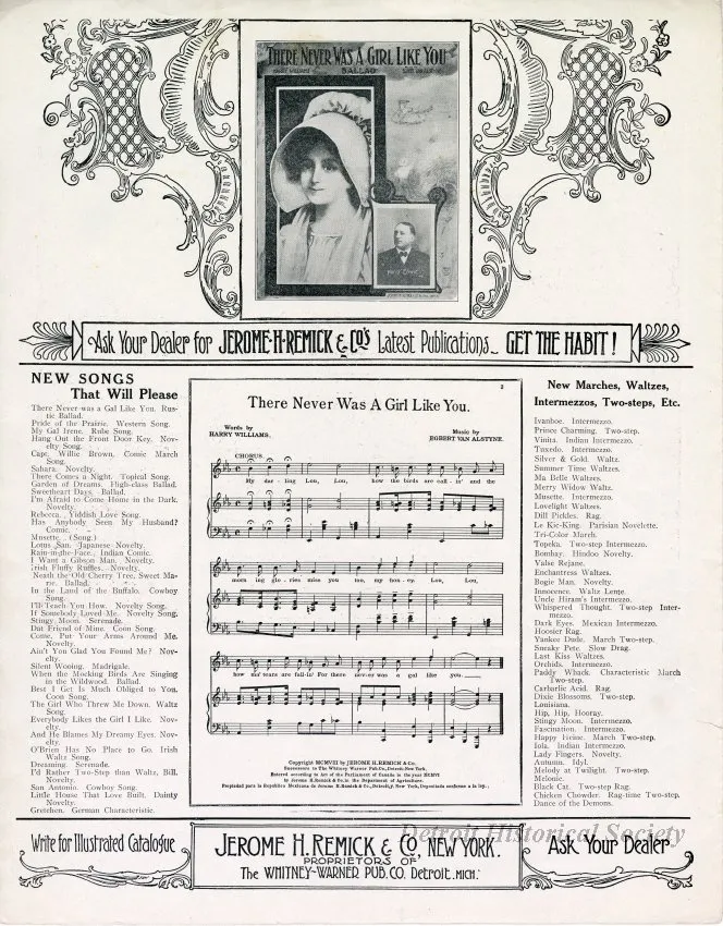 Music, Sheet - The Road to Yesterday