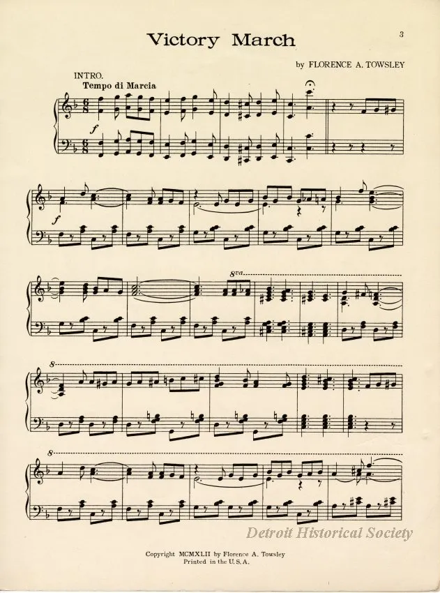 Music, Sheet - Victory March