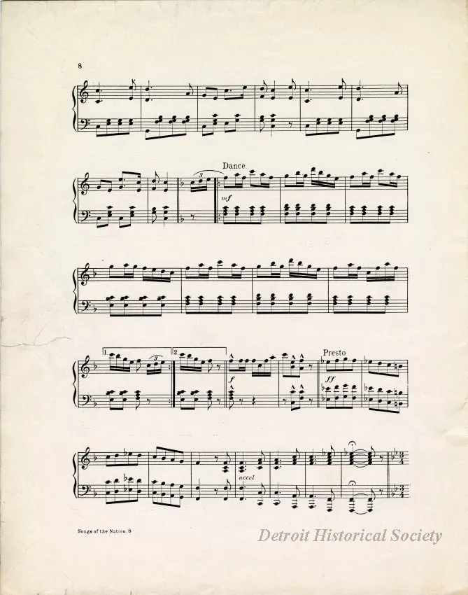 Music, Sheet - Songs of the Nation