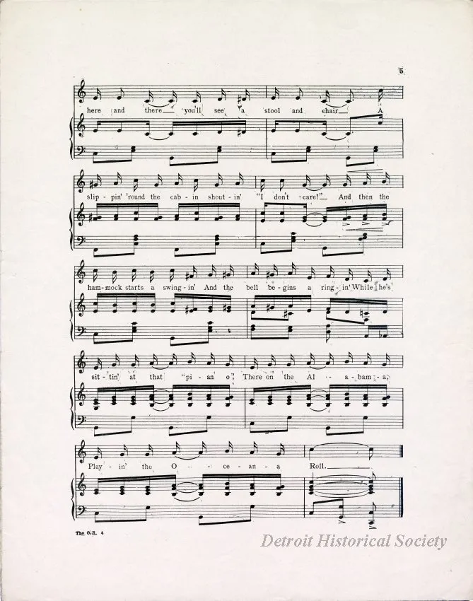 Music, Sheet - Ocean Roll