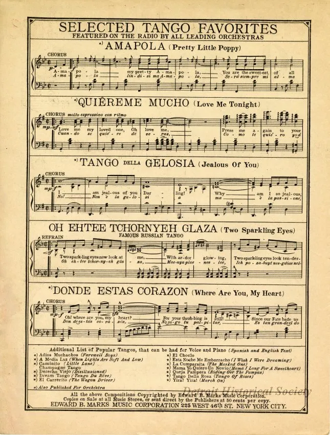 Music, Sheet - What A Difference A Day Made