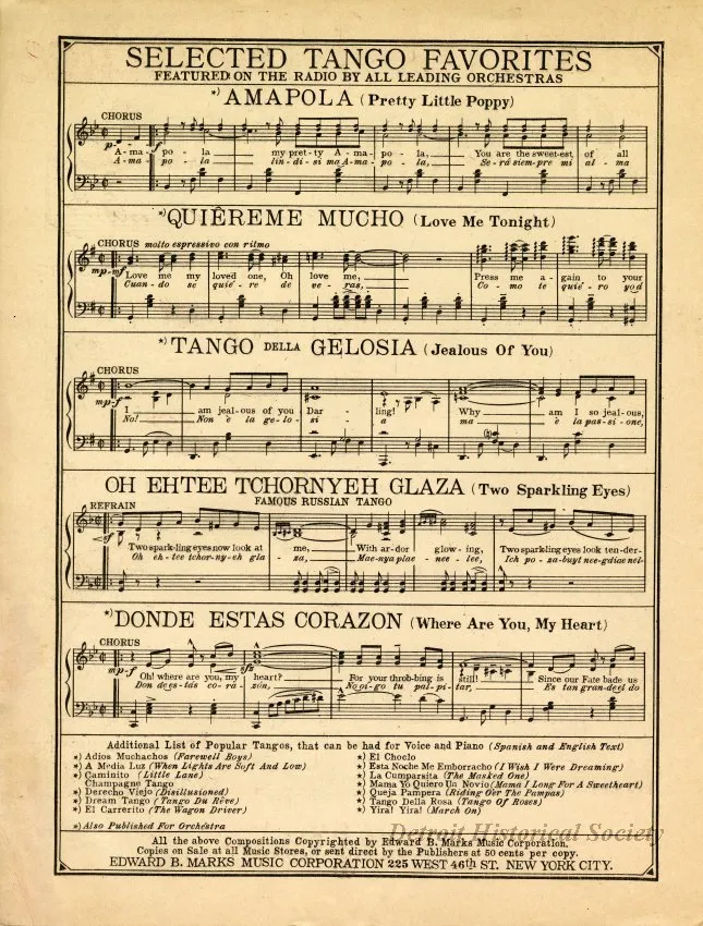Music, Sheet - What A Difference A Day Made