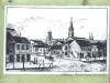 Print - View of the North Side of Jefferson Avenue and Griswold Street in 1837