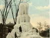 Postcard - Ice Fountain, Washington Blvd., Detroit, Mich.