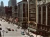 Postcard - Woodward Avenue, Downtown Detroit, Michigan