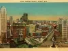Postcard - Retail Shopping District, Detroit, Mich.