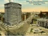 Postcard - Bird's Eye View of Woodward Avenue, North of Michigan Avenue, Detroit, Mich.