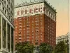 Postcard - Woodward Ave. and Park Blvd. Looking West, Detroit, Mich.