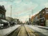 Postcard - River Street, Detroit, Mich.