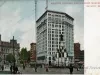 Postcard - Majestic Building and Soldiers and Sailors Monument, Detroit, Mich.