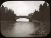 Transparency, Lantern-slide - Bridge at No End, Belle Isle, Detroit