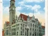 Postcard - Detroit Post Office and Federal Building, Fort Street West, Detroit, Mich.