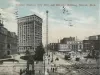 Postcard - Campus Martius, City Hall, and Majestic Building, Detroit, Mich.