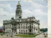 Postcard - Wayne County Court House, Detroit, Mich. - Wayne County Court House