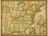 Map - Mitchell's Travellers Guide the United States. A map of the Roads, Distances, Steamboat and Canal Routes