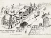 Postcard - View of Woodward Avenue, Detroit, Mich. in 1826.