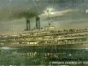 Postcard - Steamer Tashmoo, By Night.