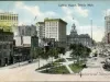 Postcard - Cadillac Square, Detroit, Mich.