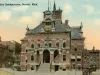 Postcard - Police Headquarters, Detroit, Mich.