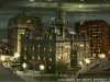 Postcard - City Hall, By Night, Detroit, Mich.